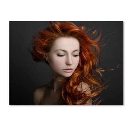 Alex Malikov 'Red Hair' Canvas Art,14x19